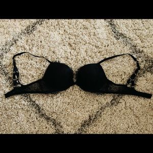Victorias Secret Black Push Up Bra 36A